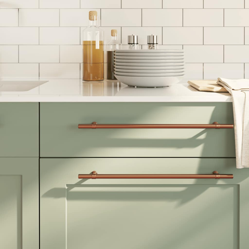 Möbelgriffe 5 Stk. Bronzen 320 mm Edelstahl