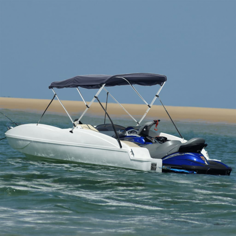 4-Bow Bimini-Top mit Seitenteilen 243x(230-244)x137 cm