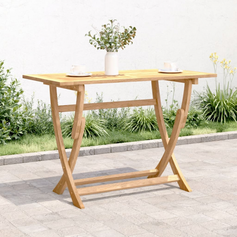 Gartentisch Klappbar 110x55x75 cm Massivholz Akazie