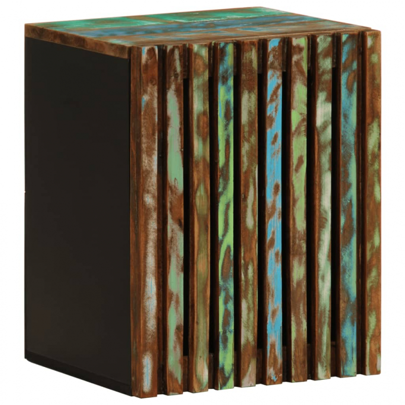 Bad-Wandschrank 38x34x48 cm Massivholz Akazie