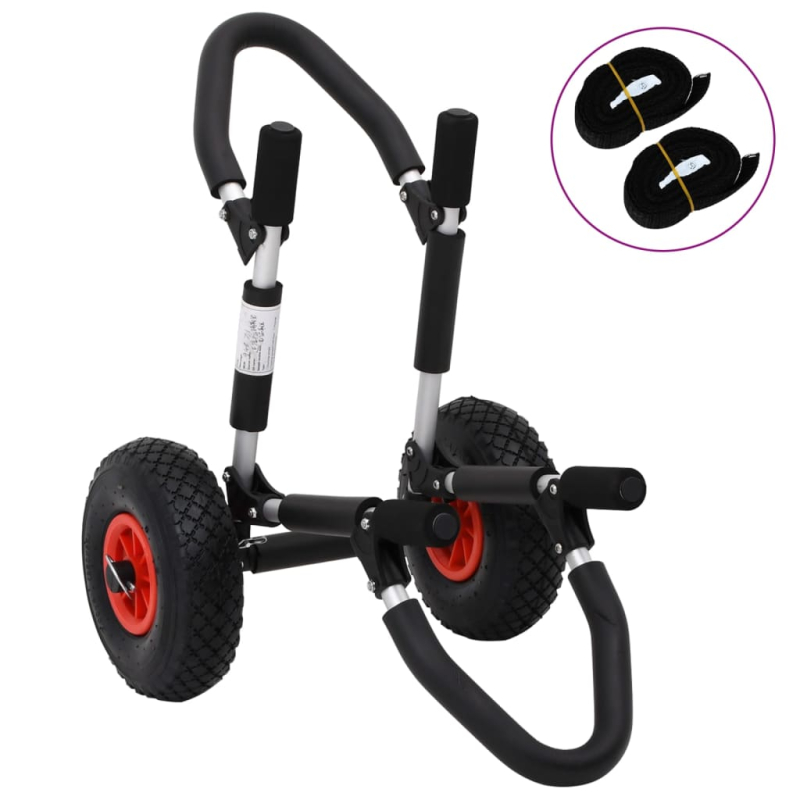 SUP Trolley für Surfbrett Klappbar 45 kg Aluminium