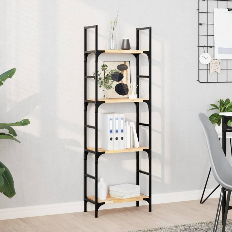 Schweberegale 2 Stk. 60x20x2 cm Massivholz Akazie Unbehandelt