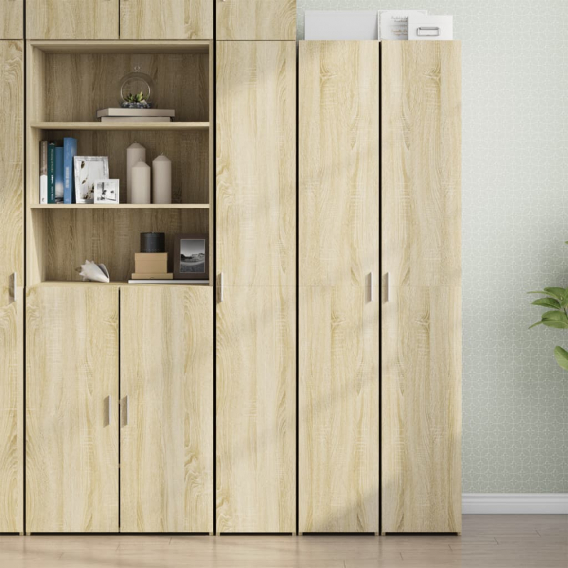 Highboard Sonoma-Eiche 30x42,5x185 cm Holzwerkstoff