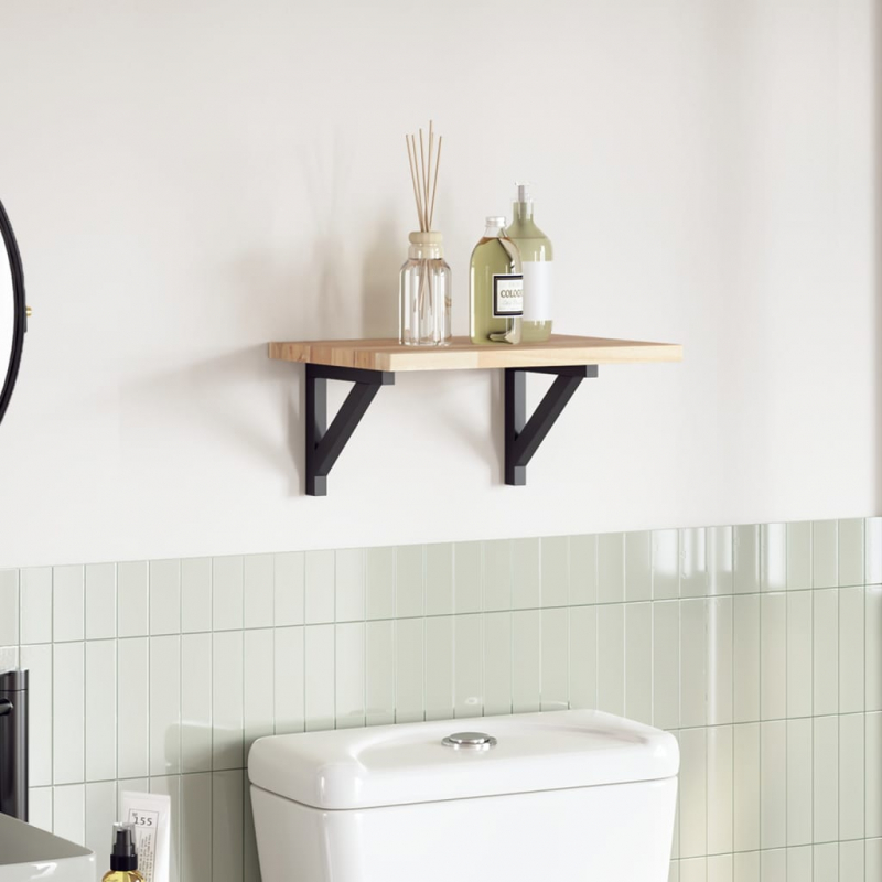 Tischplatte 60x30x2 cm Rechteckig Massivholz Akazie