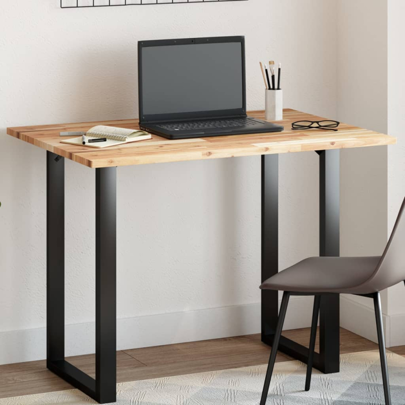 Tischplatte Rechteckig 80x70x2 cm Massivholz Akazie