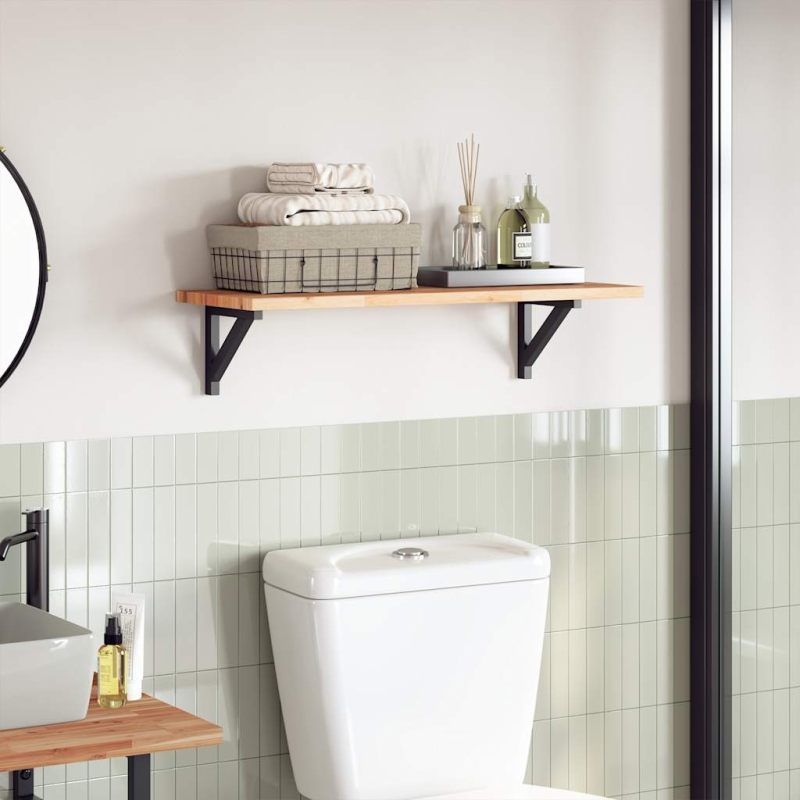 Tischplatte Rechteckig 80x30x2 cm Massivholz Akazie