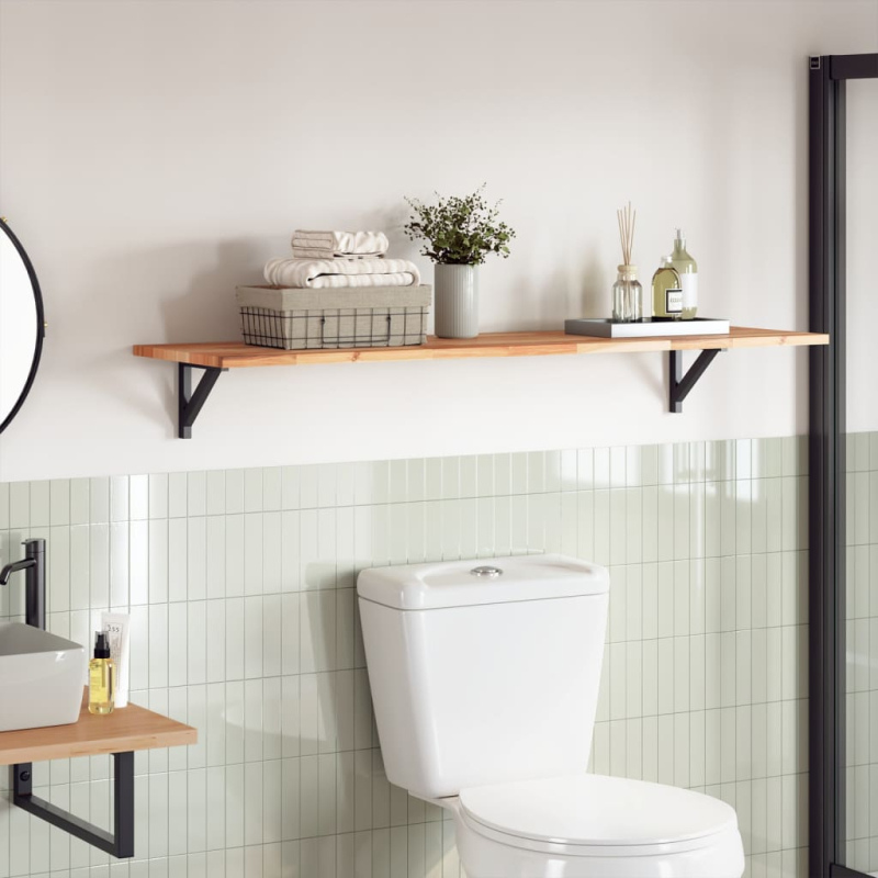 Tischplatte Rechteckig 160x40x2 cm Massivholz Akazie