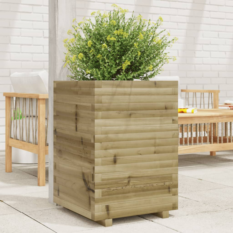 Pflanzkübel 50x50x72 cm Kiefernholz Imprägniert