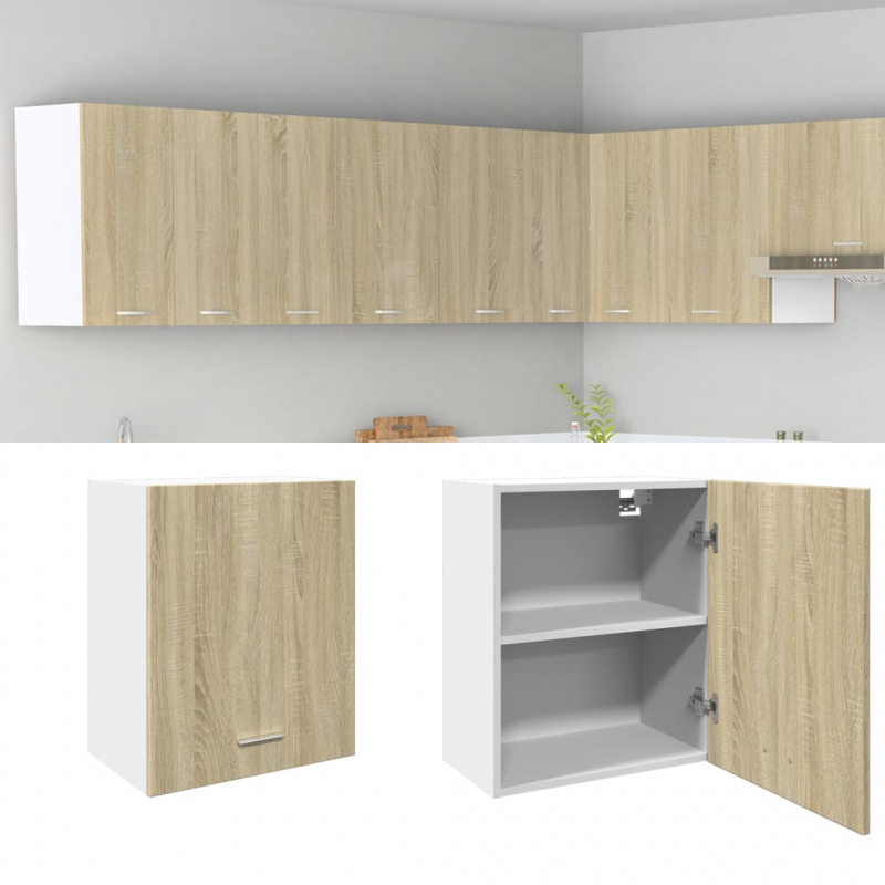 Wandschrank Lyon Sonoma-Eiche 50x31x60 cm Holzwerkstoff