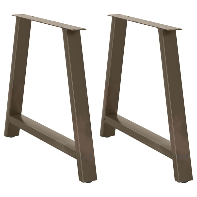 Couchtischbeine A-Form 2 Stk. 90x(72-73) cm Stahl