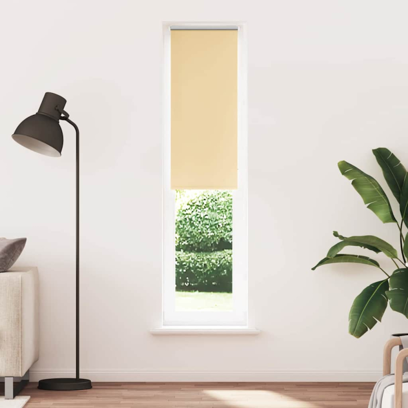 Verdunkelungsrollo Beige 50x230cm Stoffbreite 45,7 cm Polyester