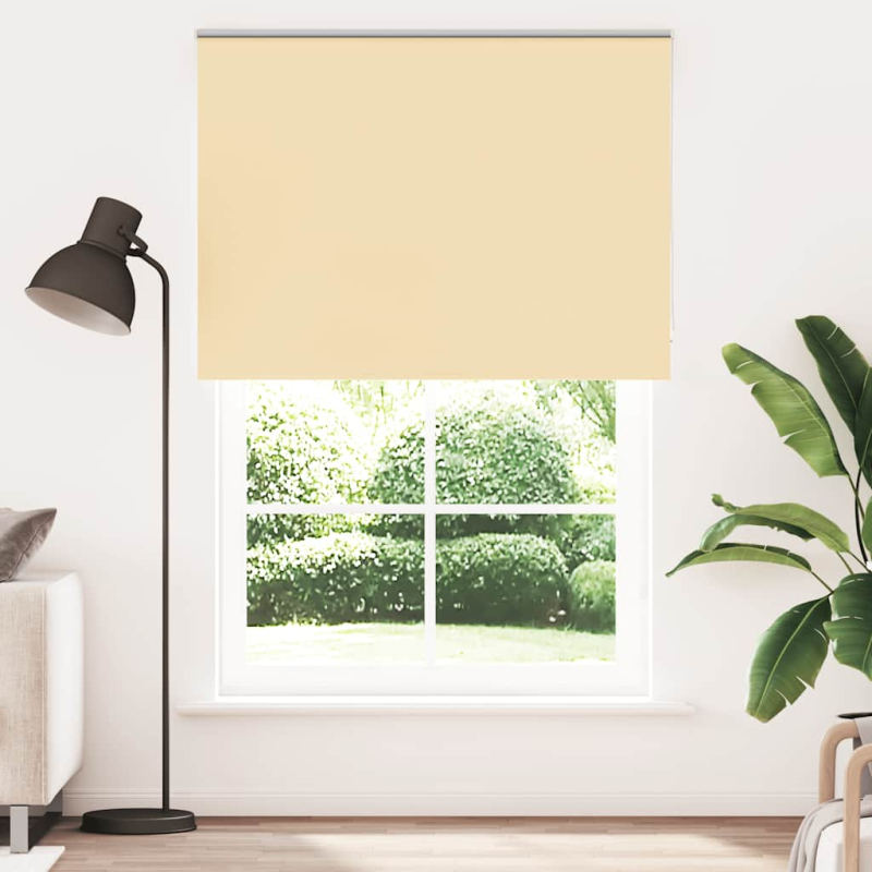 Verdunkelungsrollo Beige 155x230 cm Stoffbreite 151,6 cm