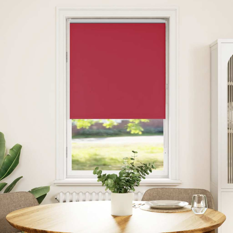 Verdunkelungsrollo Rot 75x130 cm Stoffbreite 70,7 cm Polyester