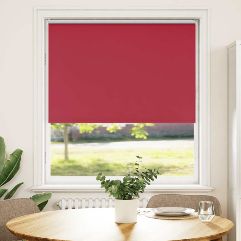 Verdunkelungsrollo Rot 110x150cm Stoffbreite 105,7cm Polyester