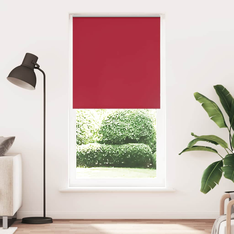 Verdunkelungsrollo Rot 110x210cm Stoffbreite 105,7cm Polyester