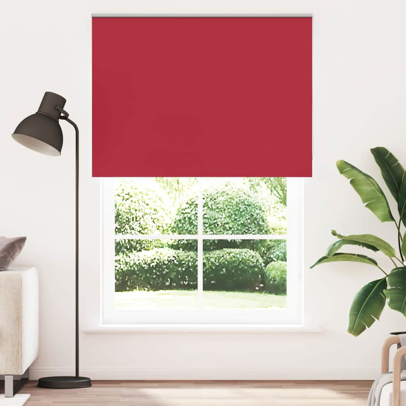 Verdunkelungsrollo Rot 165x210cm Stoffbreite 161,6cm Polyester