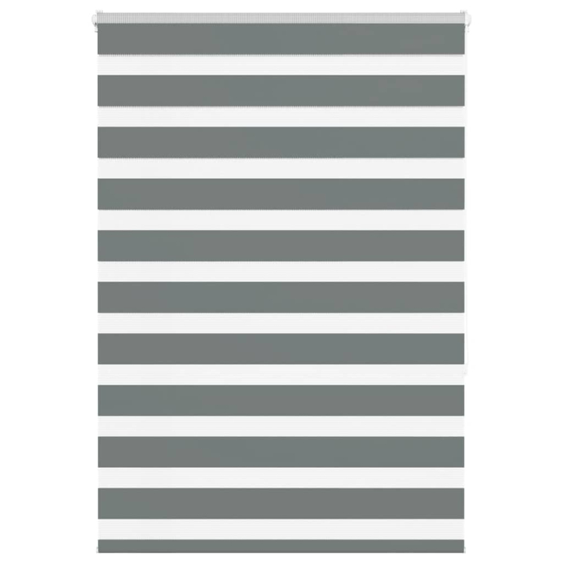 Zebrarollo Dunkelgrau 100x150 cm Stoffbreite 95,9 cm Polyester