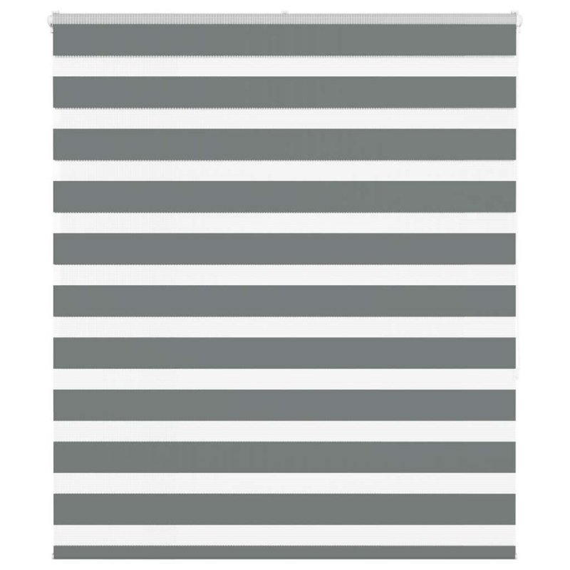 Zebrarollo Dunkelgrau 130x150cm Stoffbreite 125,9 cm Polyester