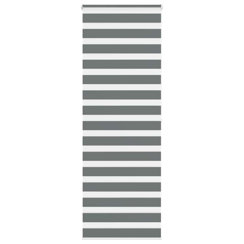 Zebrarollo Dunkelgrau 80x200 cm Stoffbreite 75,9 cm Polyester