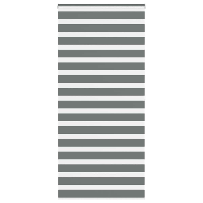 Zebrarollo Dunkelgrau 105x200 cm Stoffbreite 100,9 cm Polyester