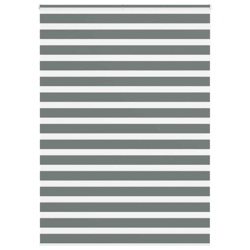Zebrarollo Dunkelgrau 155x200 cm Stoffbreite 150,9 cm Polyester