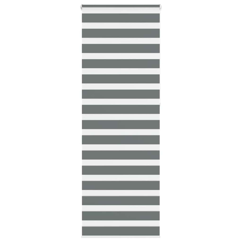 Zebrarollo Dunkelgrau 85x230 cm Stoffbreite 80,9 cm Polyester