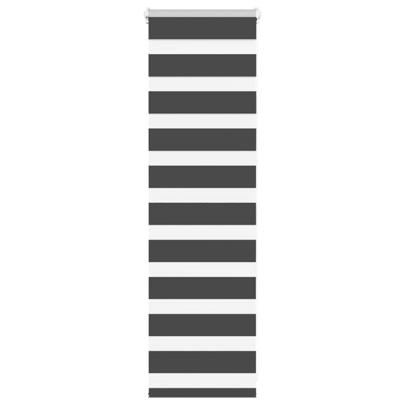 Zebrarollo Schwarz 50x100 cm Stoffbreite 45,9 cm Polyester