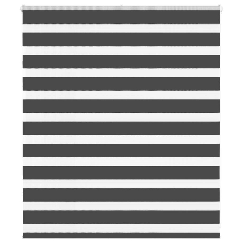 Zebrarollo Schwarz 120x100 cm Stoffbreite 115,9 cm Polyester