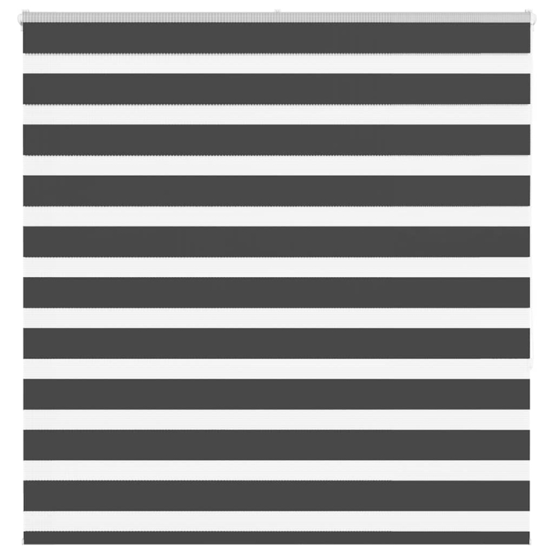 Zebrarollo Schwarz 150x150 cm Stoffbreite 145,9 cm Polyester