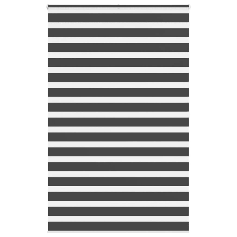 Zebrarollo Schwarz 150x200 cm Stoffbreite 145,9 cm Polyester