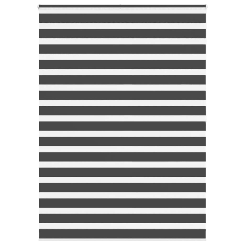 Zebrarollo Schwarz 160x200 cm Stoffbreite 155,9 cm Polyester