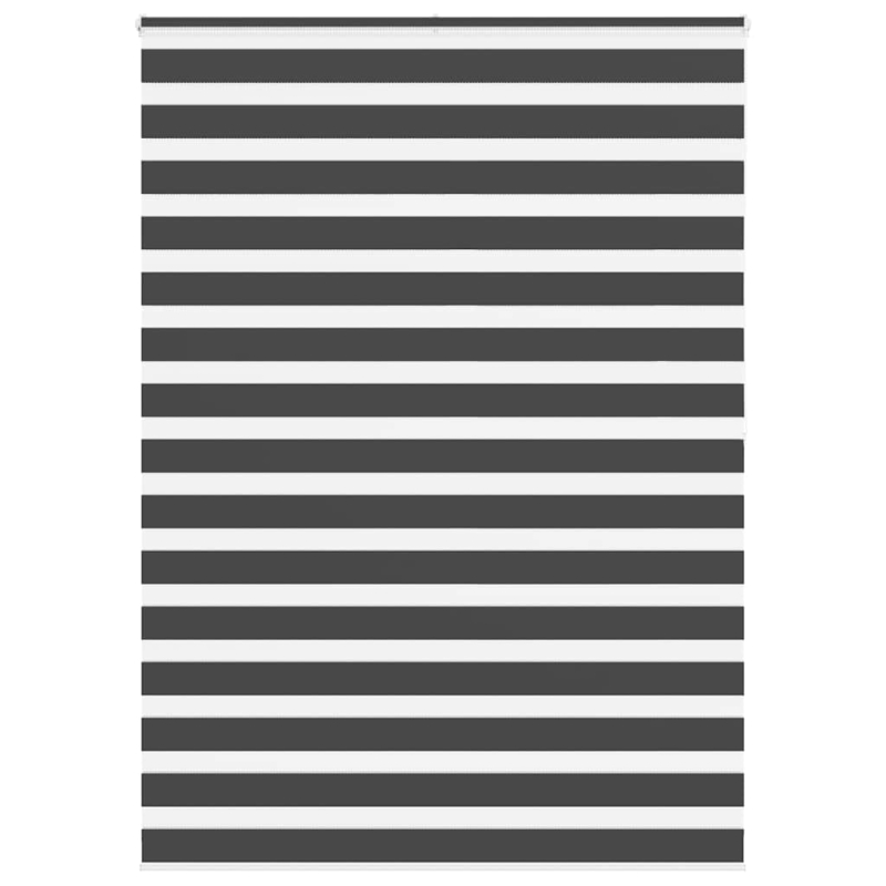 Zebrarollo Schwarz 165x200 cm Stoffbreite 160,9 cm Polyester