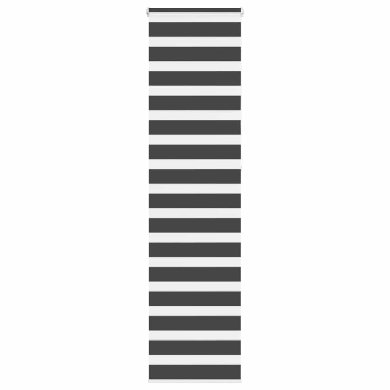 Zebrarollo Schwarz 55x230 cm Stoffbreite 50,9 cm Polyester