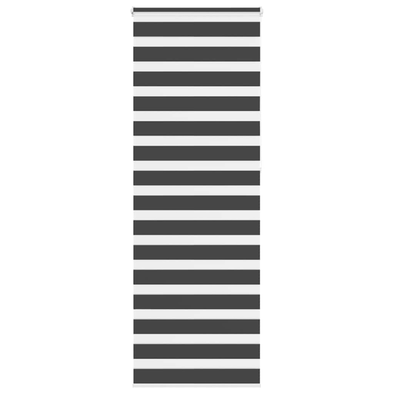 Zebrarollo Schwarz 90x230 cm Stoffbreite 85,9 cm Polyester