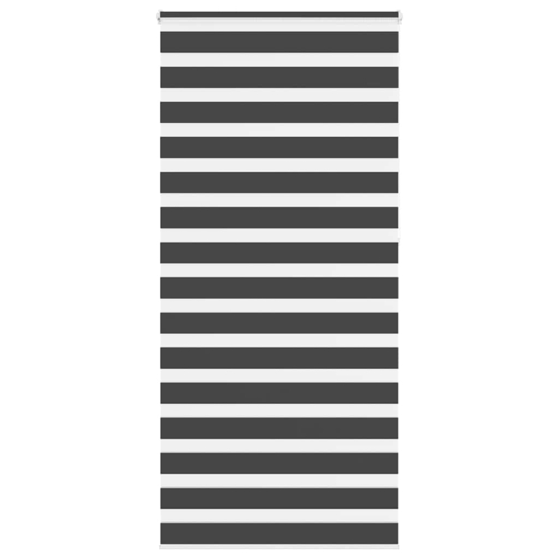 Zebrarollo Schwarz 100x230 cm Stoffbreite 95,9 cm Polyester