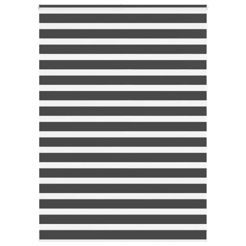 Zebrarollo Schwarz 155x230 cm Stoffbreite 150,9 cm Polyester