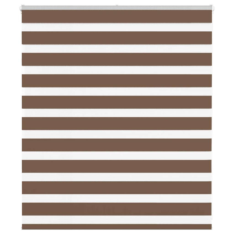 Zebrarollo Braun 125x100 cm Stoffbreite 120,9 cm Polyester