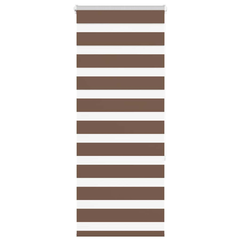 Zebrarollo Braun 55x150 cm Stoffbreite 50,9 cm Polyester