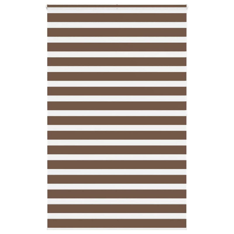 Zebrarollo Braun 140x200 cm Stoffbreite 135,9 cm Polyester