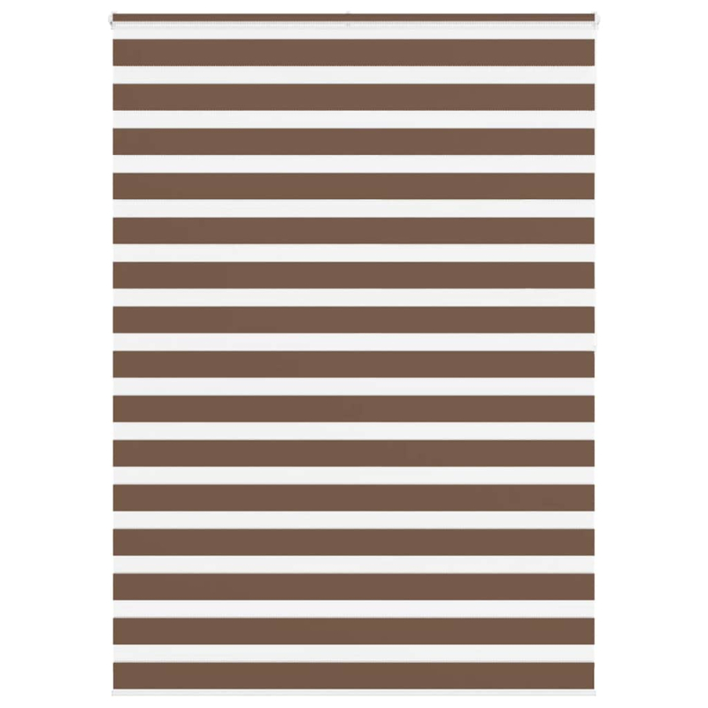 Zebrarollo Braun 165x200 cm Stoffbreite 160,9 cm Polyester