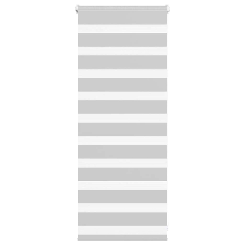 Zebrarollo Hellgrau 55x100 cm Stoffbreite 50,9 cm Polyester