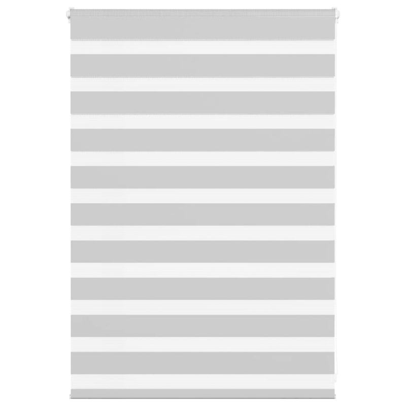 Zebrarollo Hellgrau 95x100 cm Stoffbreite 90,9 cm Polyester
