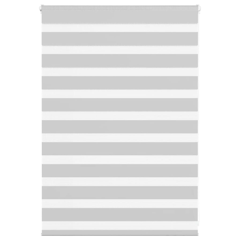 Zebrarollo Hellgrau 105x100 cm Stoffbreite 100,9 cm Polyester