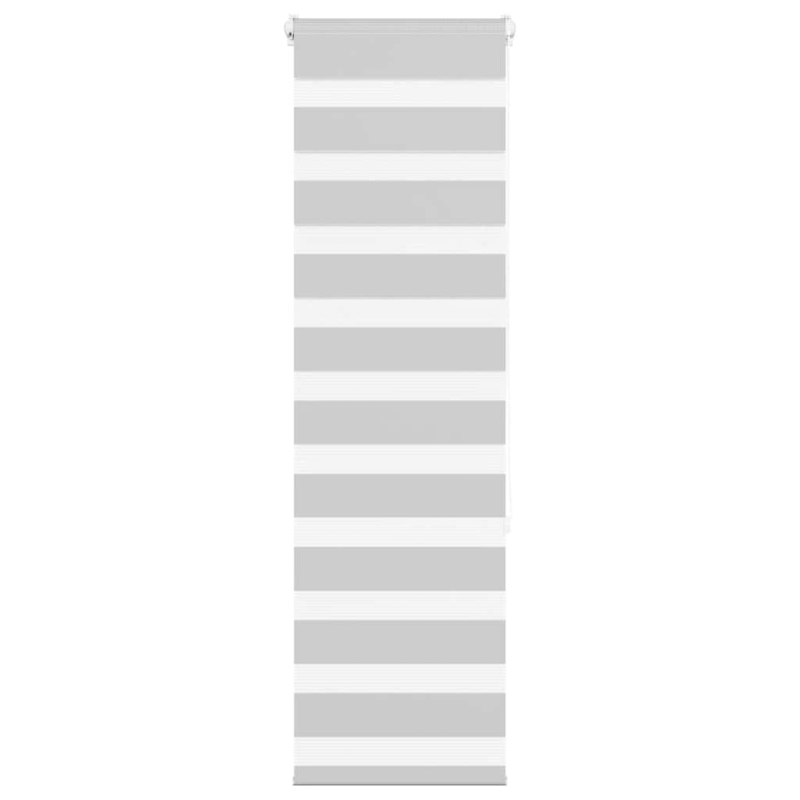 Zebrarollo Hellgrau 50x150 cm Stoffbreite 45,9 cm Polyester
