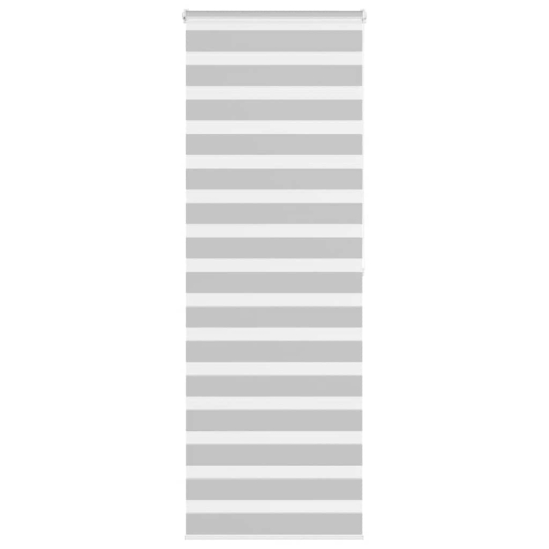 Zebrarollo Hellgrau 90x200 cm Stoffbreite 85,9 cm Polyester