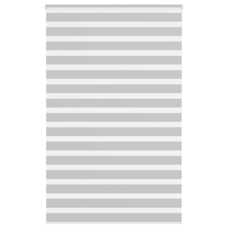 Zebrarollo Hellgrau 150x200 cm Stoffbreite 145,9 cm Polyester