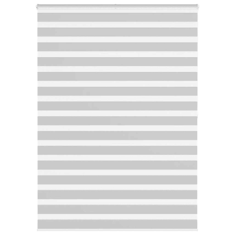 Zebrarollo Hellgrau 165x200 cm Stoffbreite 160,9 cm Polyester