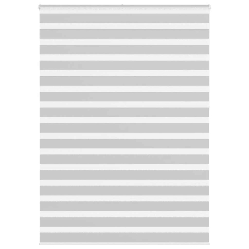 Zebrarollo Hellgrau 165x230 cm Stoffbreite 160,9 cm Polyester