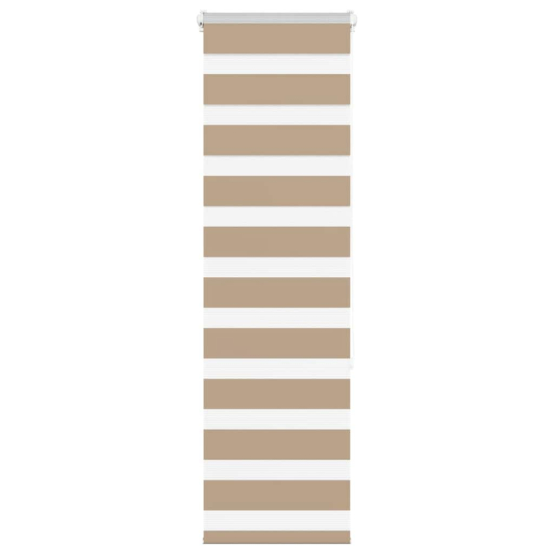 Zebrarollo Sandbraun 45x150 cm Stoffbreite 40,9 cm Polyester