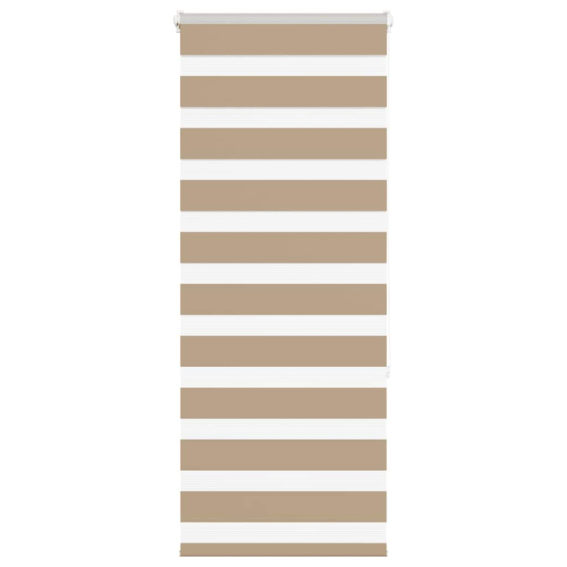 Zebrarollo Sandbraun 60x150 cm Stoffbreite 55,9 cm Polyester